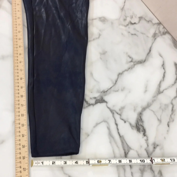 Spanx Leggings Womens 3X‎ Blue Faux Leather Ready To Wow Pull On High Waist - Picture 14 of 14